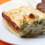 Творожное суфле с зеленой фасолью