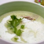 Суп-пюре из брокколи и зеленой фасоли