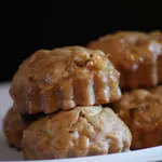 Мини-кексы с белым шоколадом и орешками