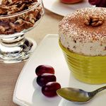 Парфэ с грецкими орехами и медом