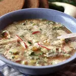 Окрошка на минеральной воде