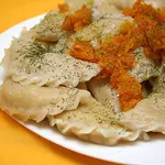 Постные вареники с картошкой