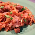 Тушеная капуста с мясом