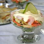 Салат-коктейль из креветок