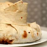 Мясо в армянском лаваше