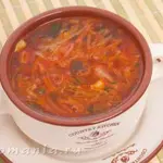 Борщ с молодой капустой