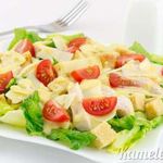 Салат «Цезарь» с курицей