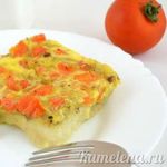 Рыба, запеченная с морковью и луком