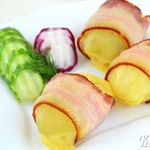 Картофель, запеченный с беконом