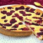 Творожная запеканка с малиной