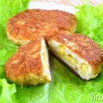 Куриные котлеты с сыром