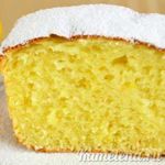 Творожный кекс с лимоном