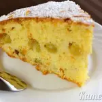 Пирог с виноградом