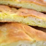 Осетинский пирог с сыром и картофелем