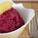 Салат из свеклы с ананасом и грецкими орехами