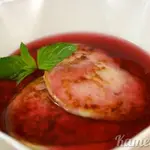 Манные оладьи с киселем