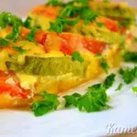 Запеченные кабачки и помидоры с сыром