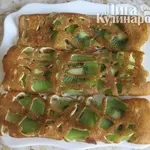 Ажурные блинчики с киви