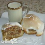 Яблоки, запеченные с творогом