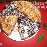 Сметанный пирог с яблоками и вишней Вкус лета