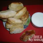 Слоеные язычки с сахаром