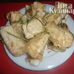 Конвертики из лаваша с начинкой из черемши и яиц