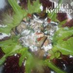 Баклажанные рулетики с овощами и куриным филе
