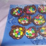 Пирожное шоколадная Пасхальная корзинка