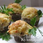 Мясные хижины с овощной закуской