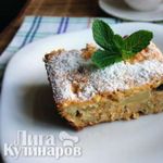 Овсяный пирог с морковью и яблоками