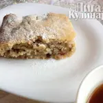 Пирог с бананом и грецкими орехами (постный)