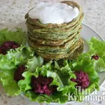 Лепешки закусочные со шпинатом Зелененькие