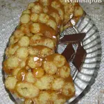 Сладкий рулет из кукурузных палочек