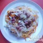 Салат из редьки и фасоли