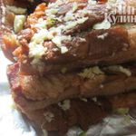 Сало вареное в луковой шелухе