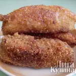 Судак жареный в сухарях