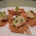 Закуска сырная на чипсах