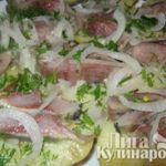 Сельдь с картофелем по-домашнему