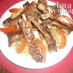 Ребрышки свиные с картофелем