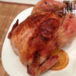 Курица, запеченная с апельсинами
