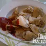 Пельмешки жареные
