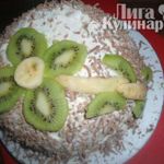 Торт из крекеров без выпечки Сюрприз
