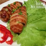 Куриные голени в слоеном тесте