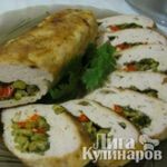 Куриный рулет Праздничный
