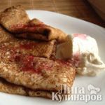 Заварные блинчики на кефире
