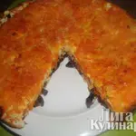 Запеканка творожная Солнышко с яблоками и сухофруктами