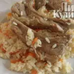Плов с бараньими ребрышками