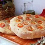 Мини-фокачча с помидорами-черри