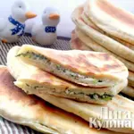 Сырные лепёшки со шпинатом