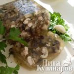 Курино-грибной холодец